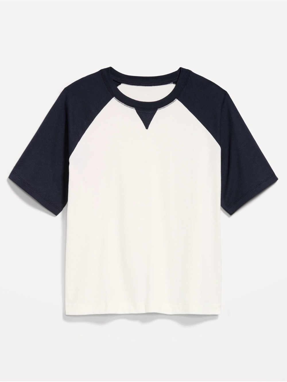 Old Navy Vintage Crew Neck Raglan T-Shirt XS - In The Navy